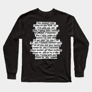 Blood and Concrete a Direct Quote Long Sleeve T-Shirt